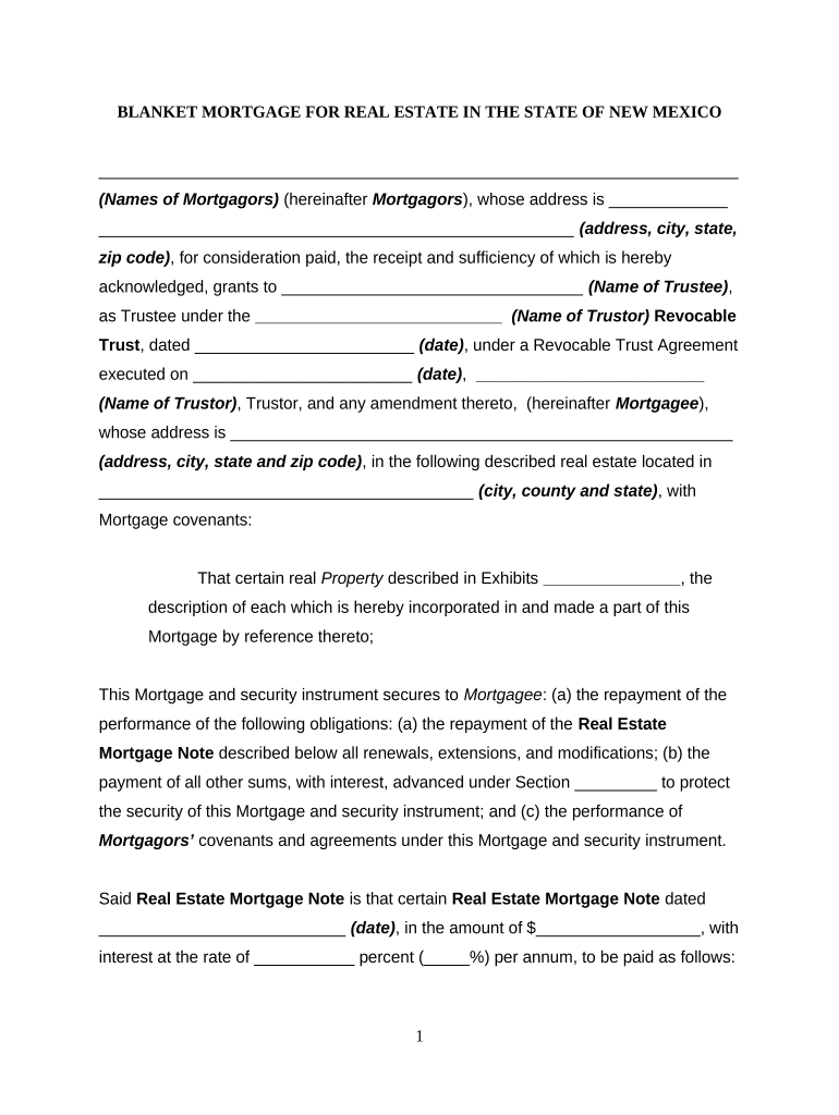 New Mexico Estate  Form