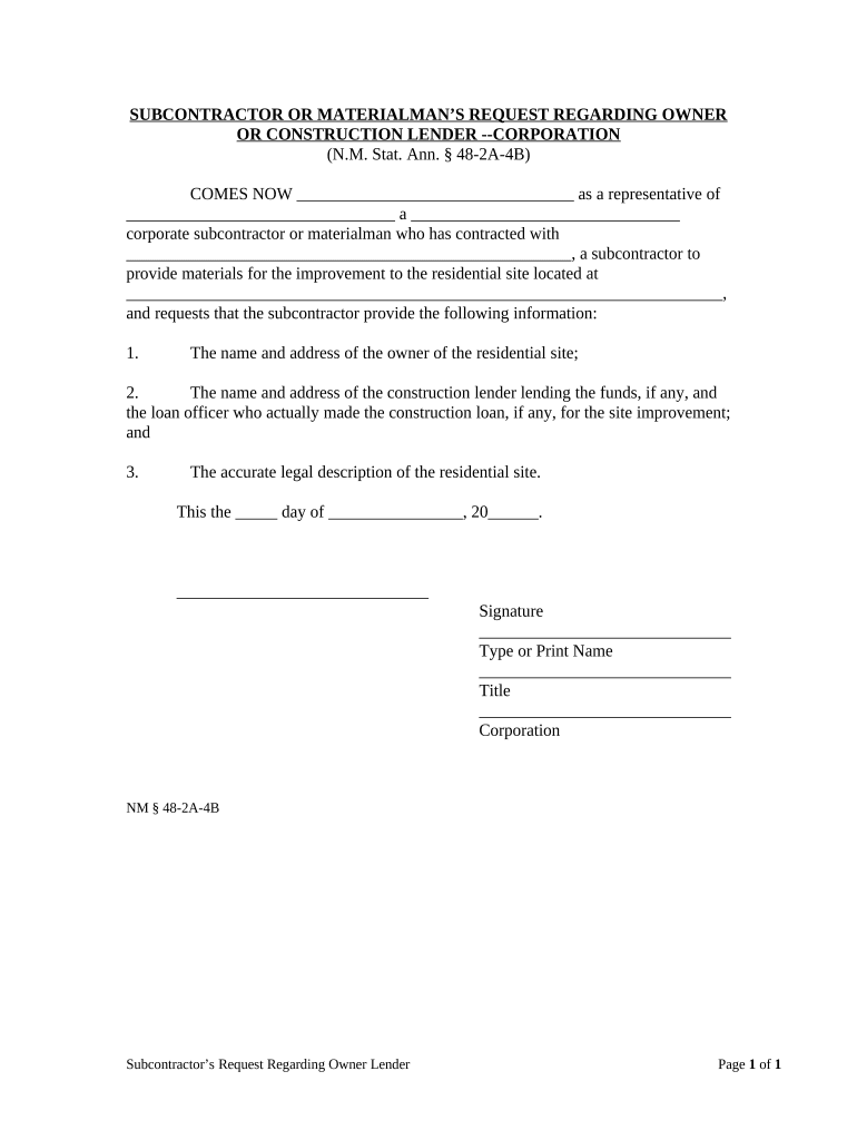 New Mexico Llc  Form