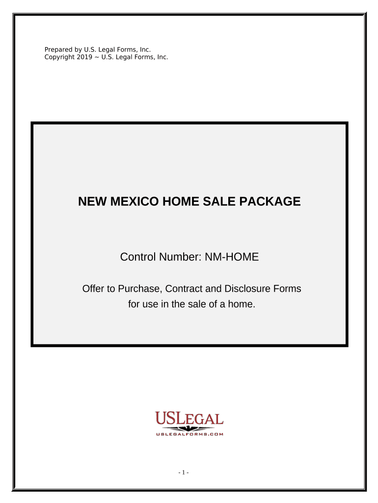 Real Estate Home Sales Package with Offer to Purchase, Contract of Sale, Disclosure Statements and More for Residential House Ne  Form