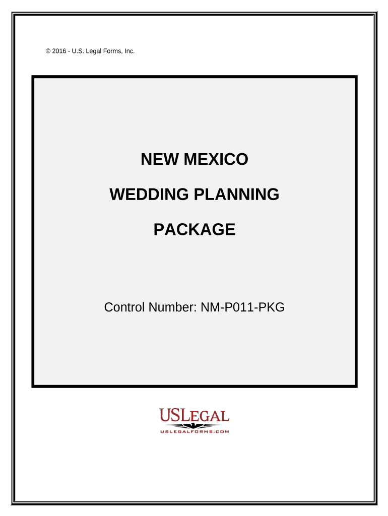 Wedding Planning or Consulting Package New Mexico  Form