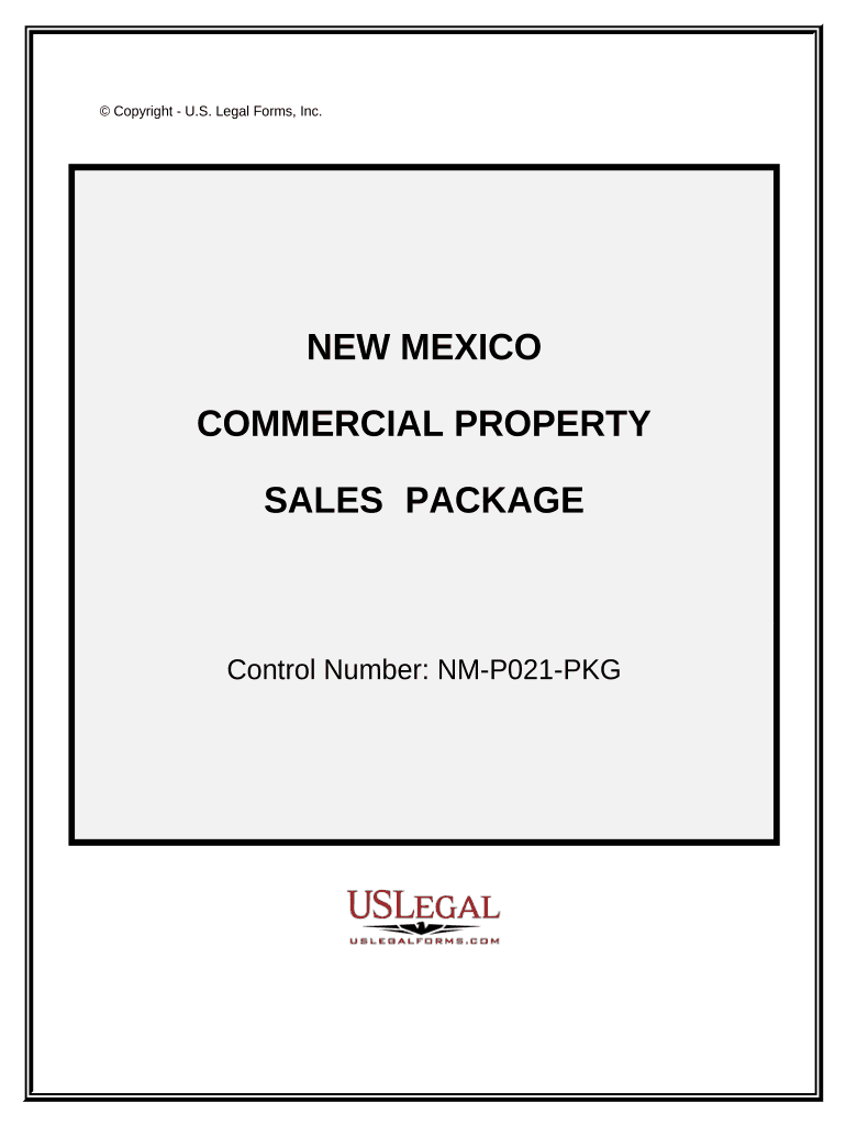 Commercial Property Sales Package New Mexico  Form
