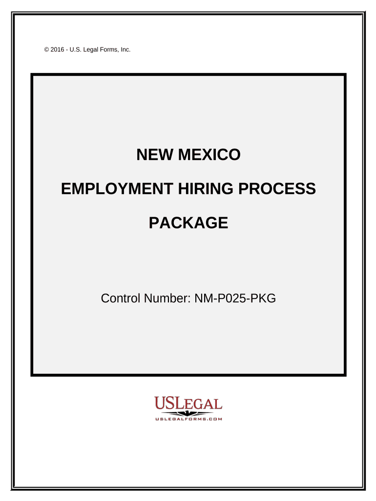 New Mexico Process  Form
