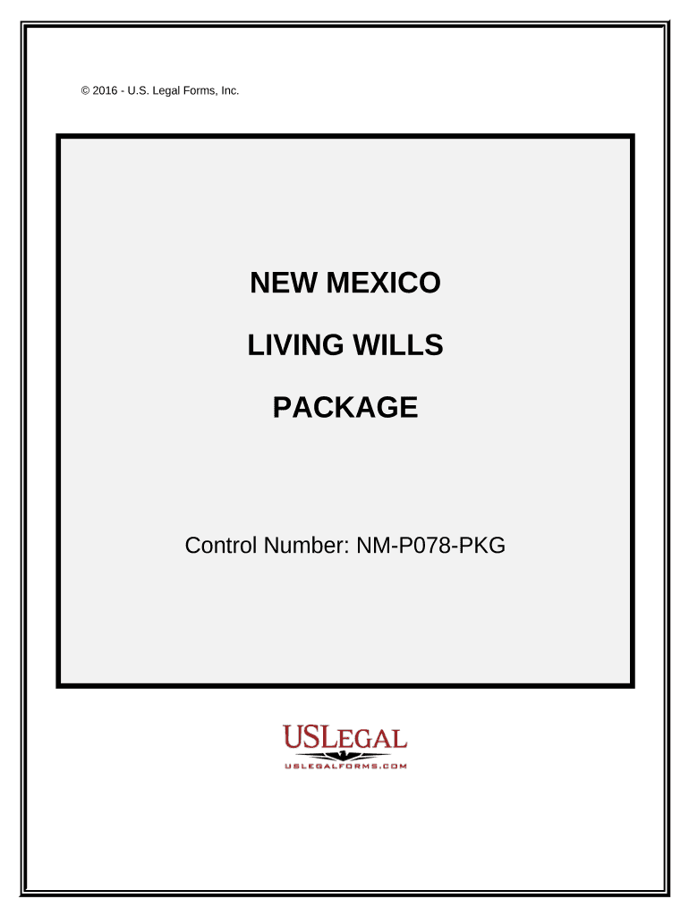Living Wills and Health Care Package New Mexico  Form