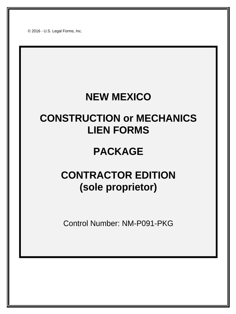 New Mexico Mechanics  Form