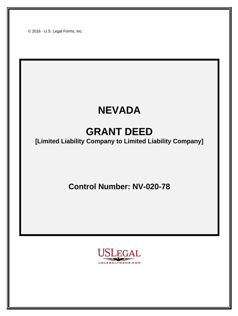 Nevada Grant Deed  Form