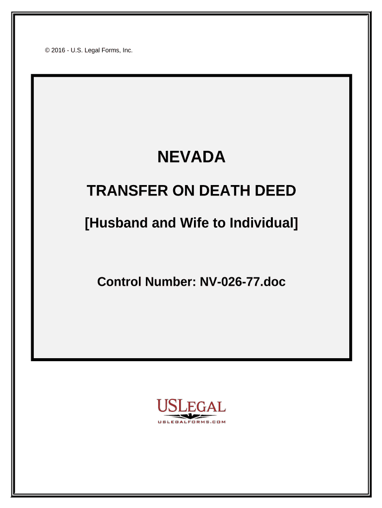 Nevada Transfer Death Deed  Form
