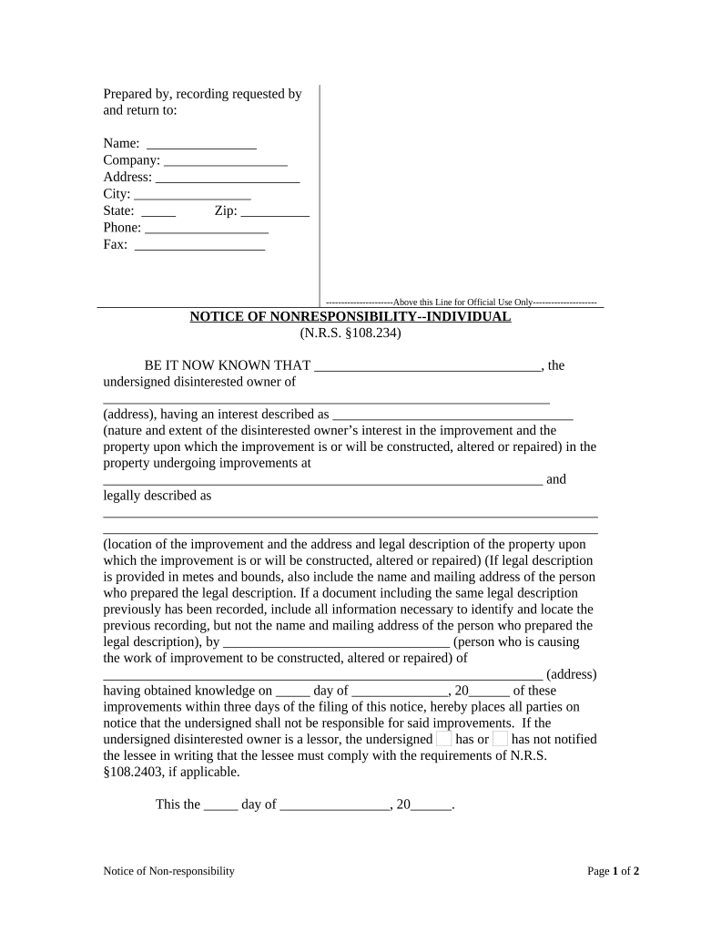 Nv Notice  Form