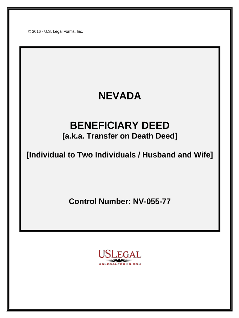 Nevada Deed Beneficiary  Form