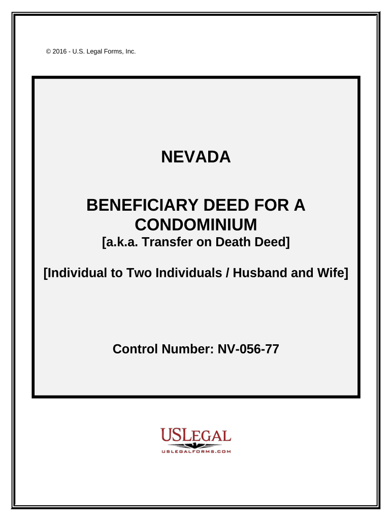 Nevada Beneficiary Deed  Form