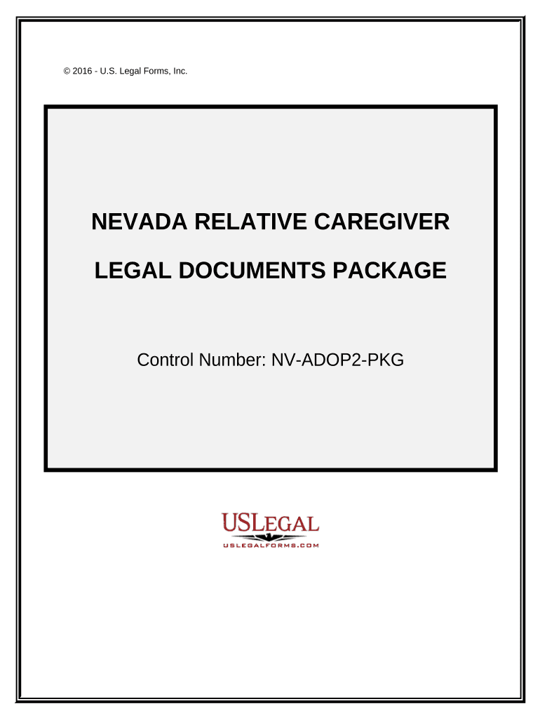 Nevada Caretaker  Form