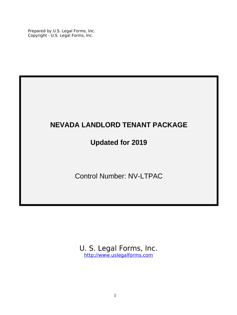 Nevada Tenant  Form