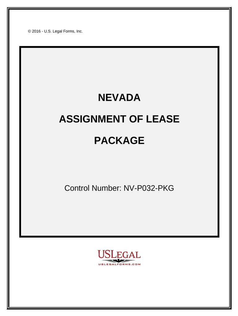 Assignment of Lease Package Nevada  Form