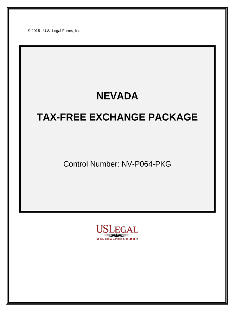 Tax Exchange Package Nevada  Form