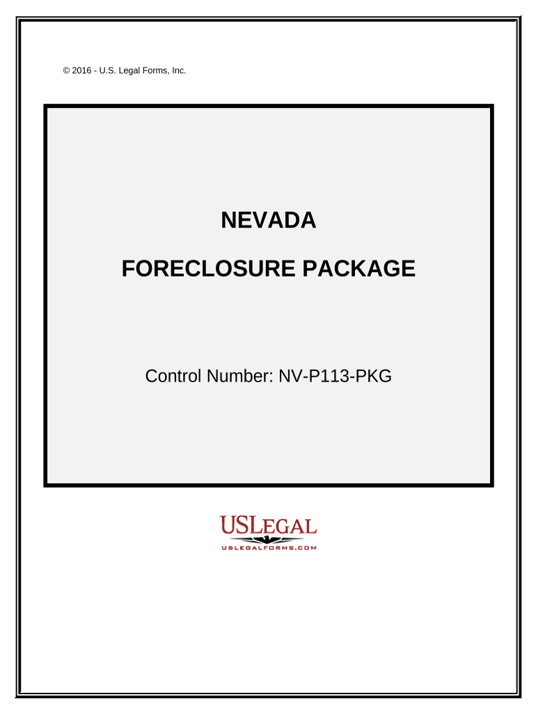 Nevada Foreclosure  Form