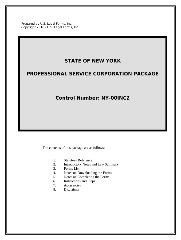 New York Corporation Buy  Form