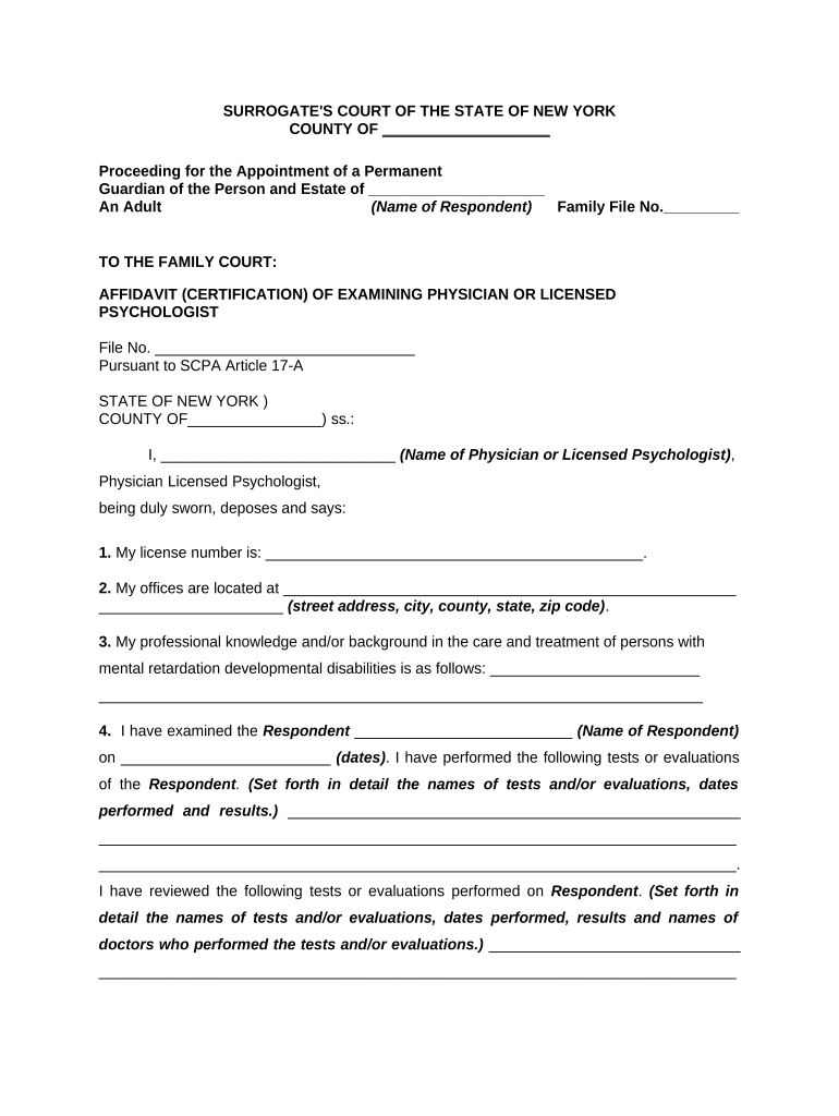 New York Guardian  Form