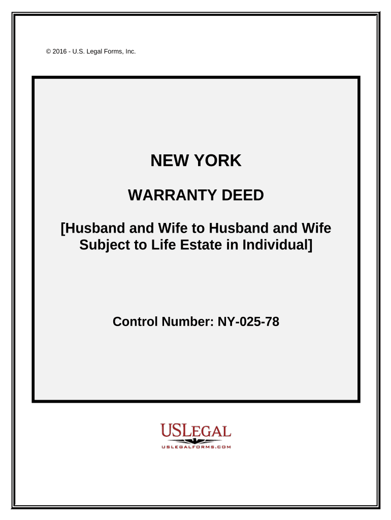 Warranty Deed to  Form