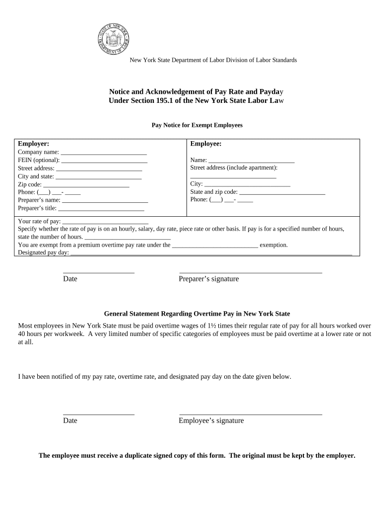 Exempt Employees  Form