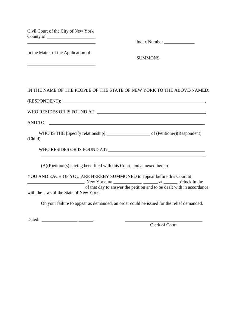 Ny Name Change Application  Form
