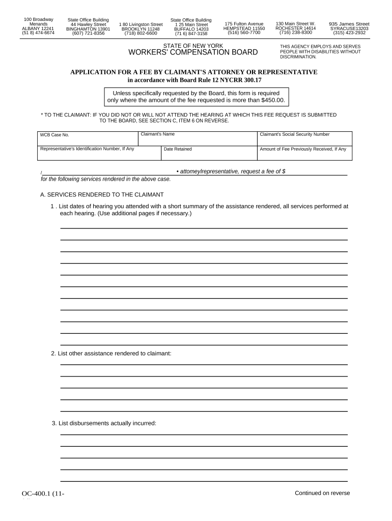 Fee Attorney Form