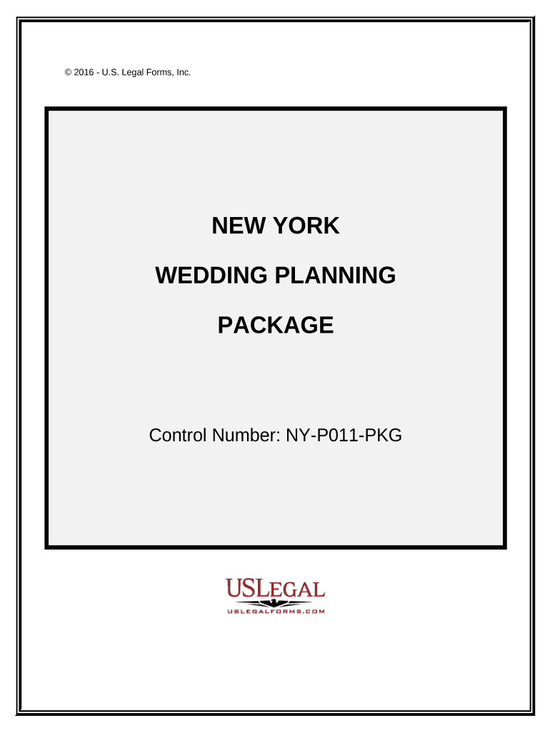 Wedding Planning or Consultant Package New York  Form