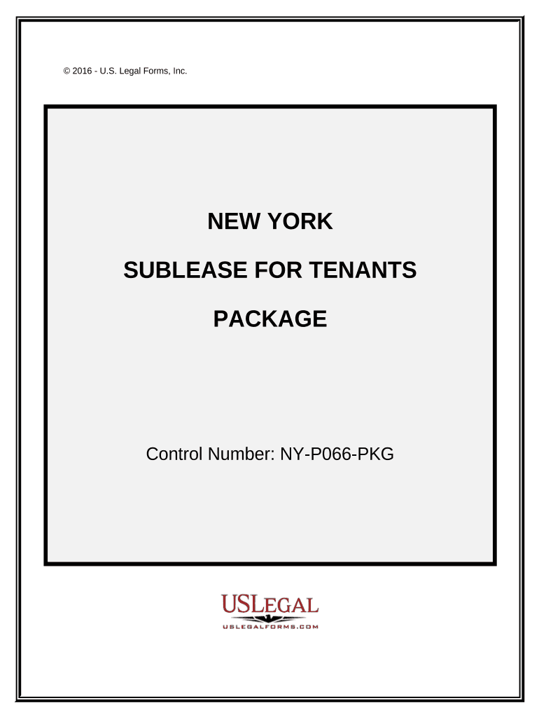 Ny Sublease  Form