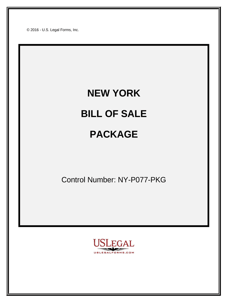 Ny Bill Sale  Form