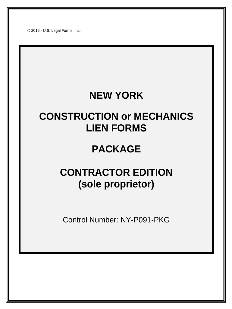 New York Mechanics  Form