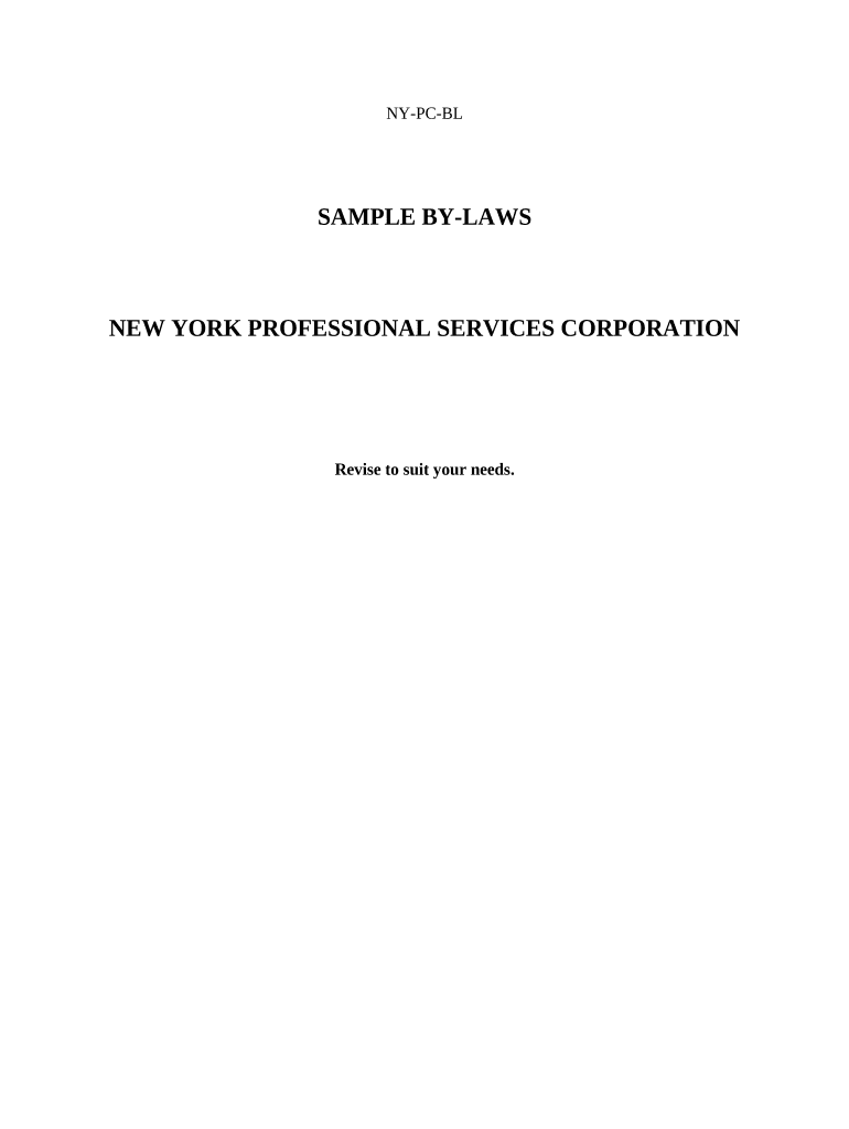 New York Professional  Form
