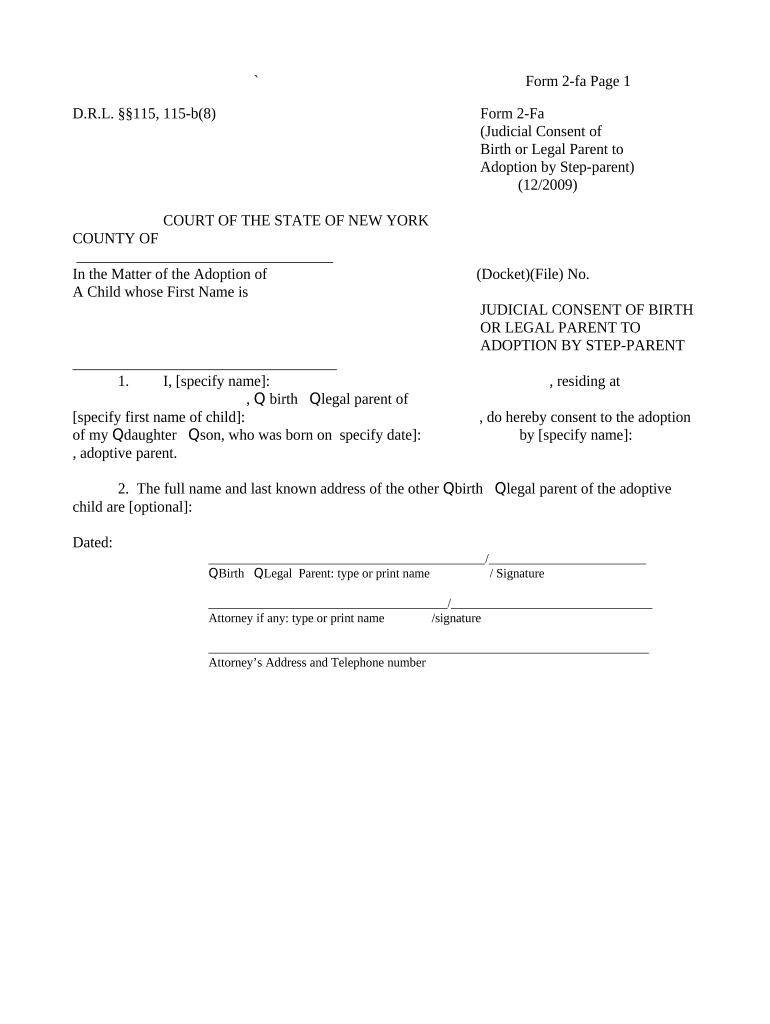 Ny Consent Parent  Form