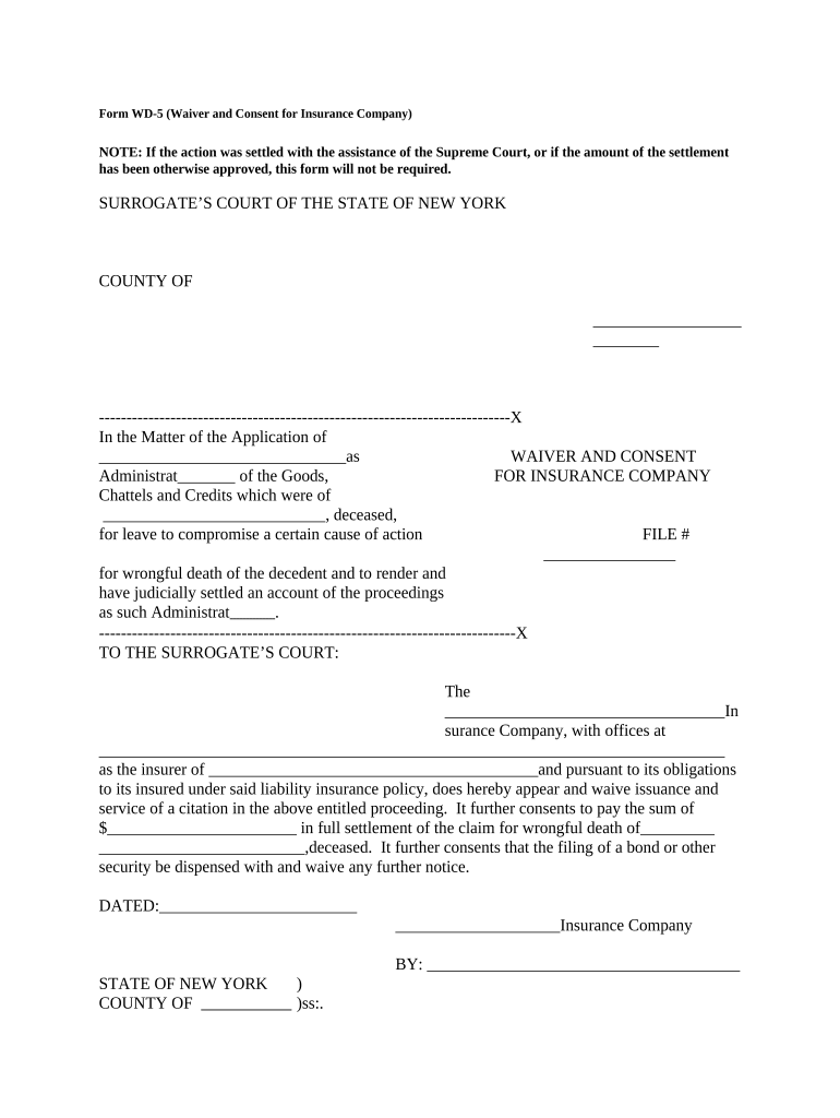 Ny Waiver  Form