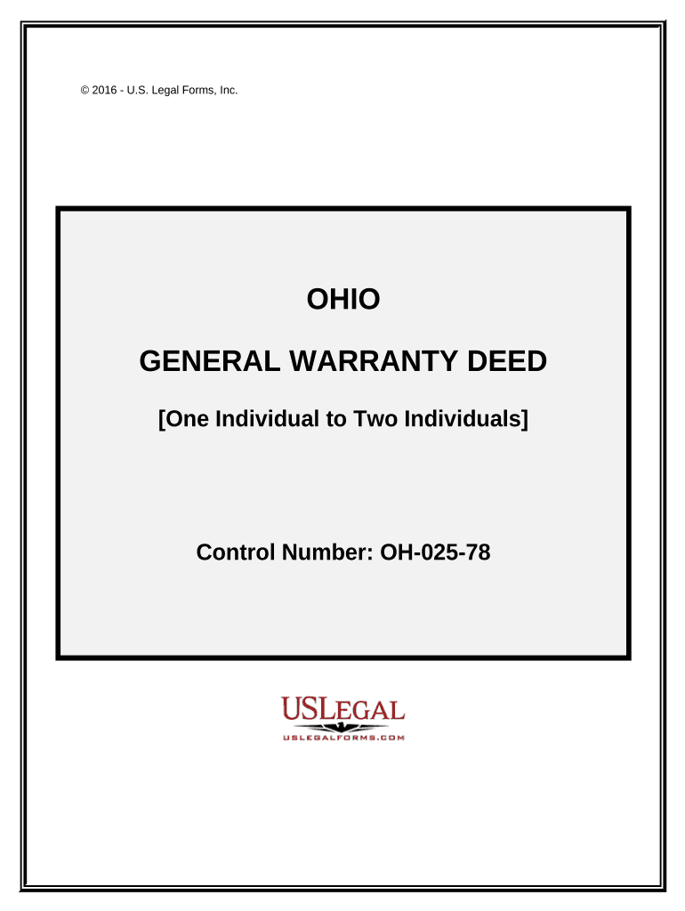 Ohio General Warranty  Form
