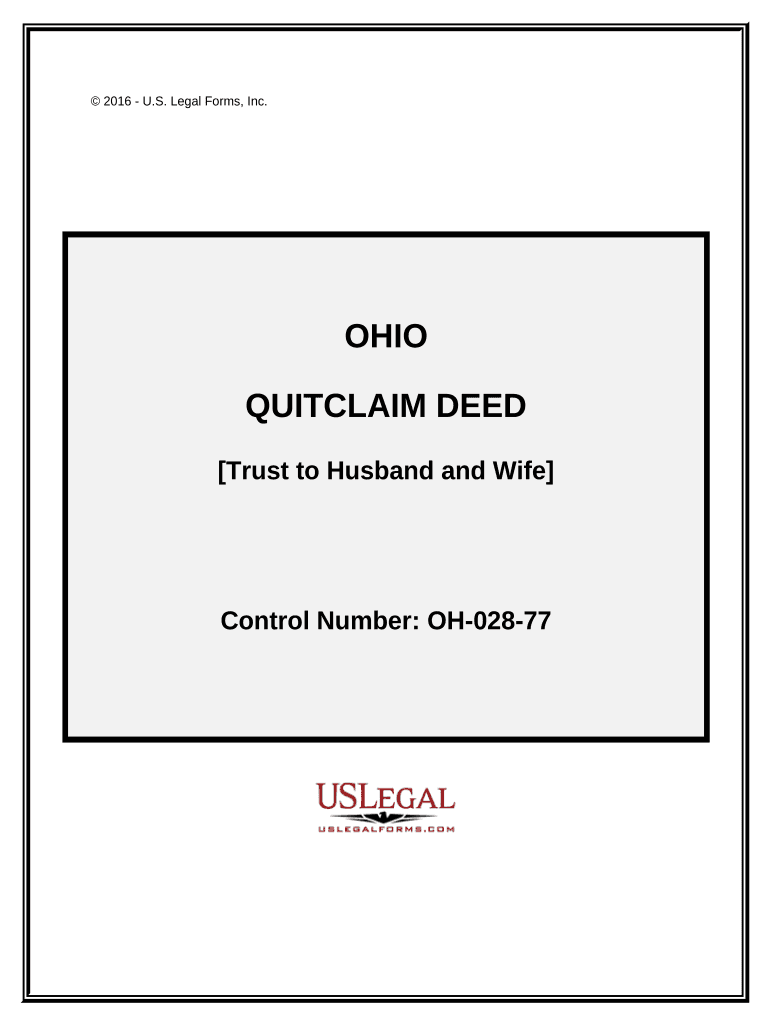 Deed Husband Wife  Form