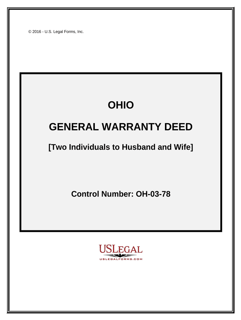 Ohio General Deed  Form