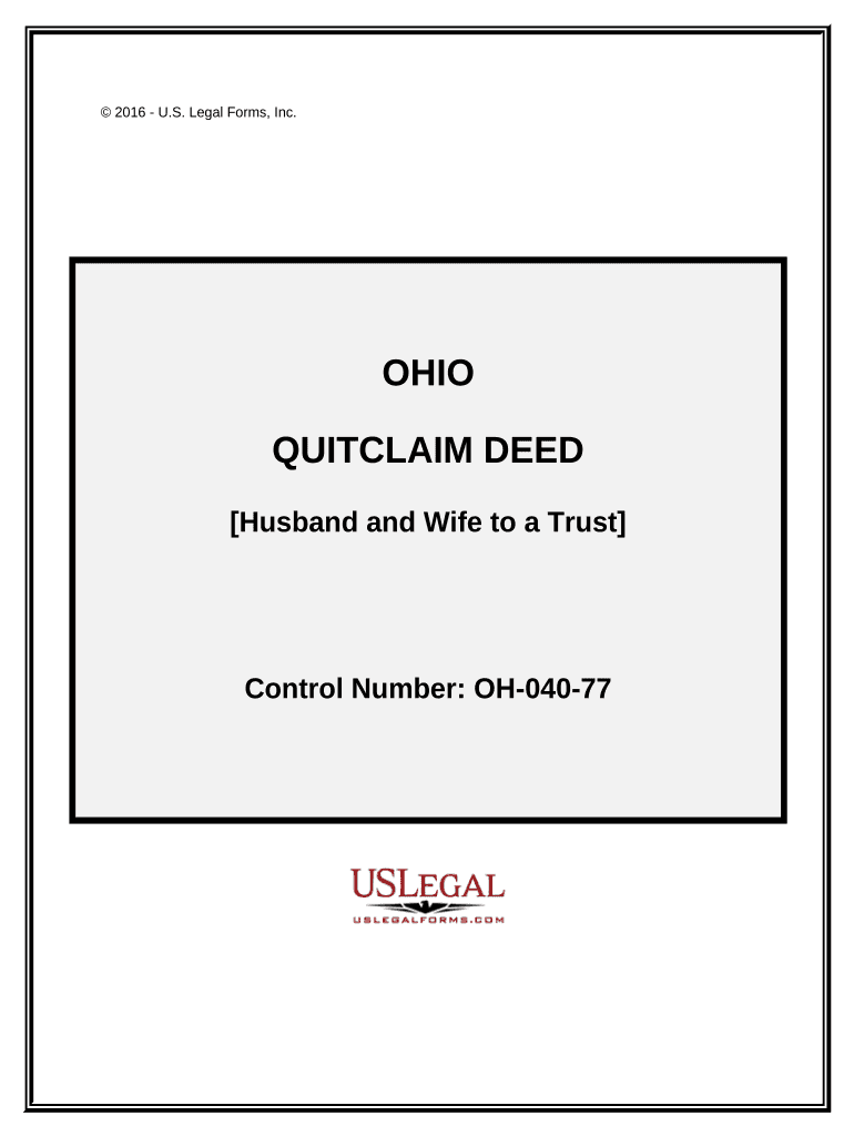 Deed Husband Wife  Form