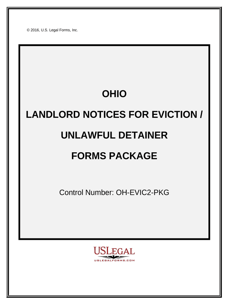 Unlawful Detainer Ohio  Form