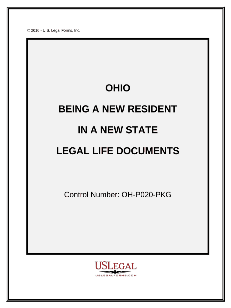 Ohio New Package  Form