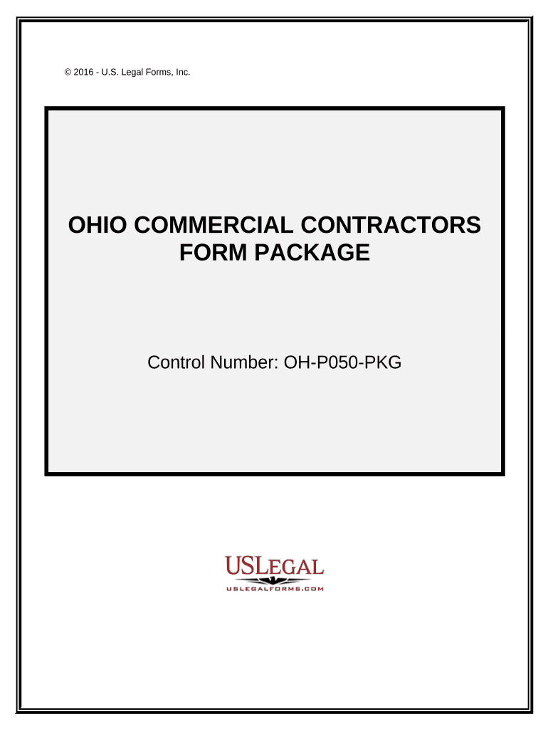 Commercial Contractor Package Ohio  Form