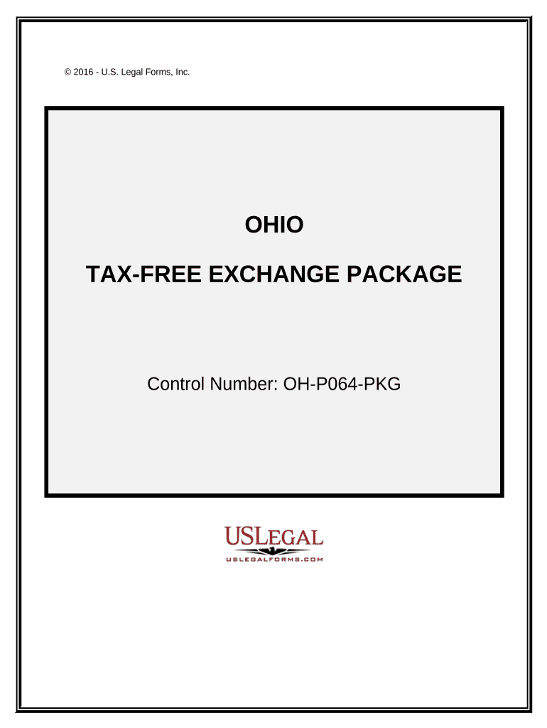 Tax Exchange Package Ohio  Form