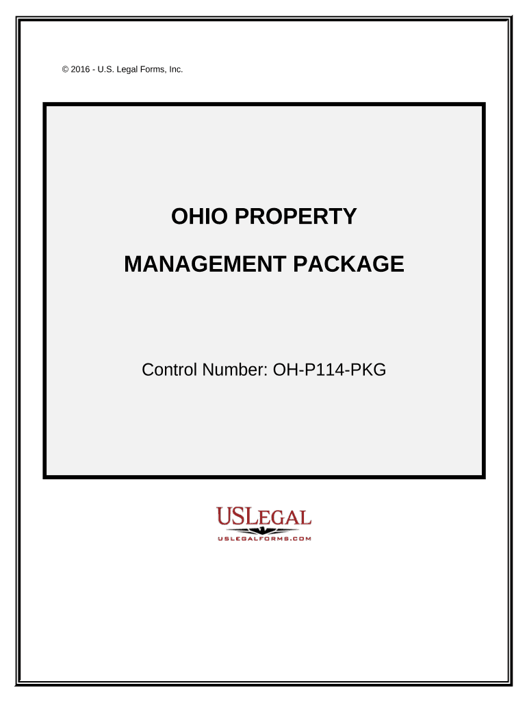 Ohio Property Management Package Ohio  Form
