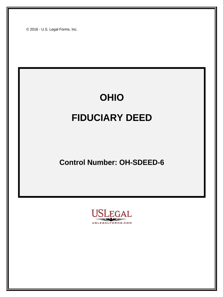 Oh Fiduciary Deed  Form