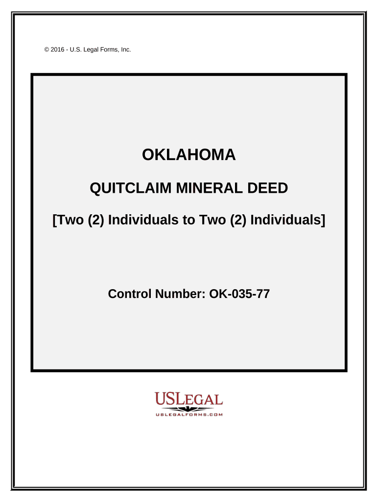 Oklahoma Deed Form Contract