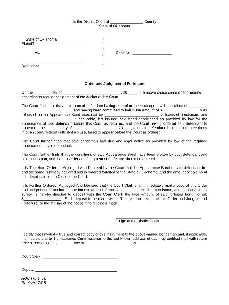 Bondsmen  Form