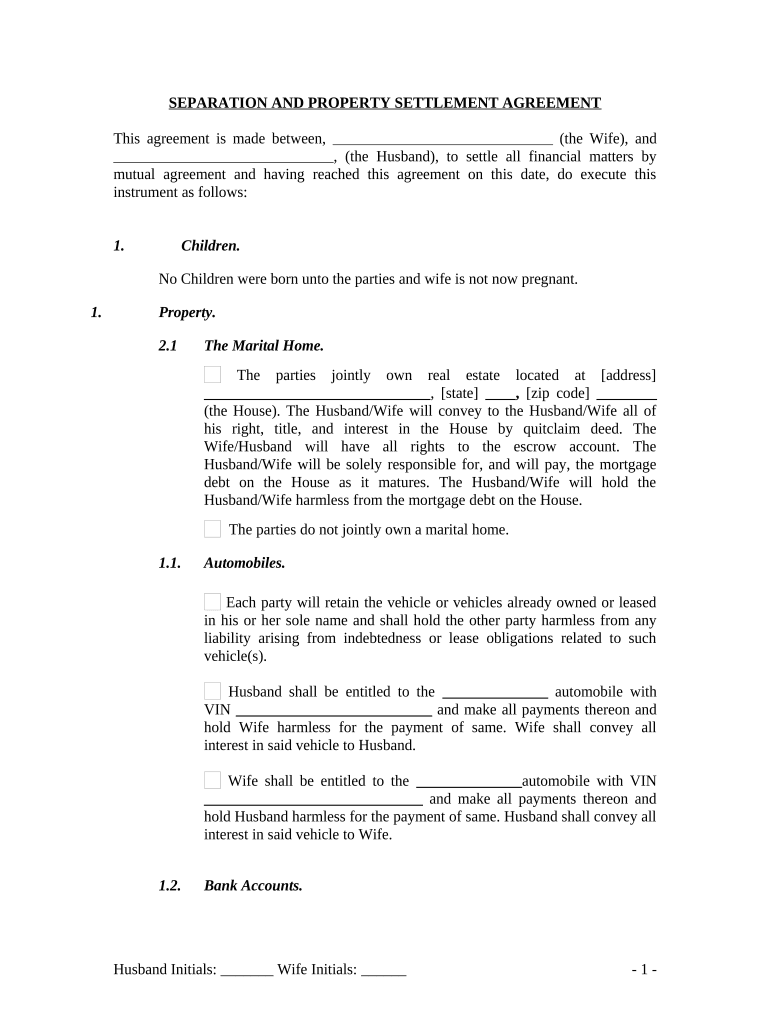Oklahoma Settlement Agreement  Form