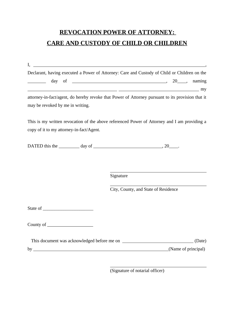 Ok Attorney  Form