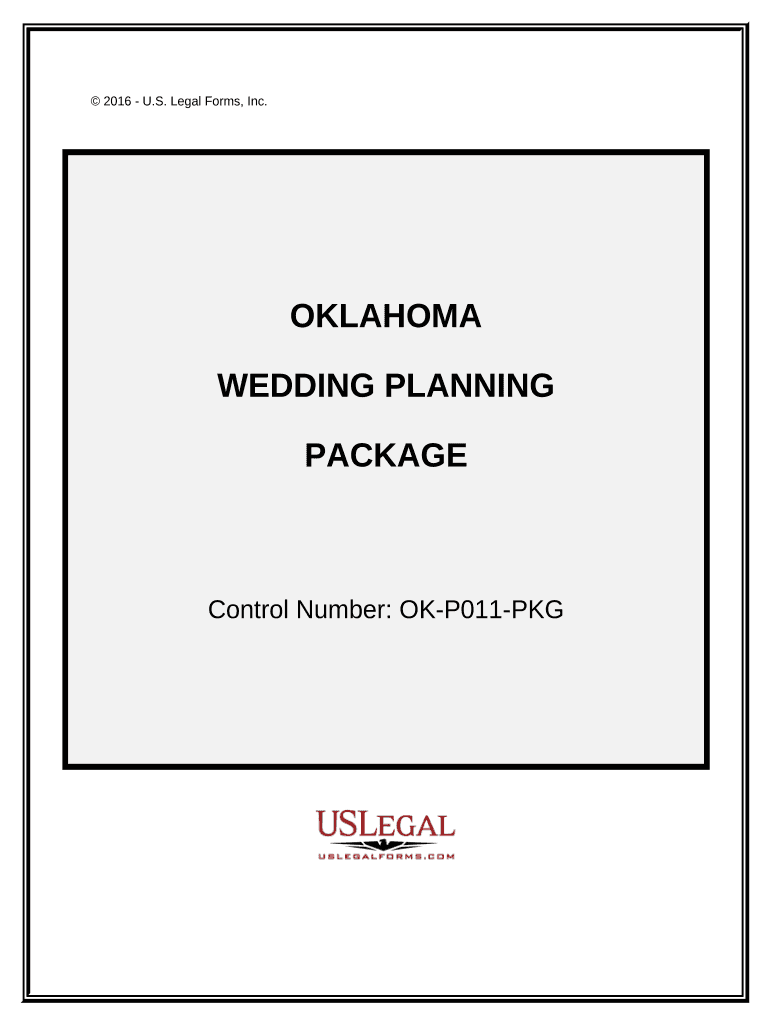 Wedding Planning or Consultant Package Oklahoma  Form