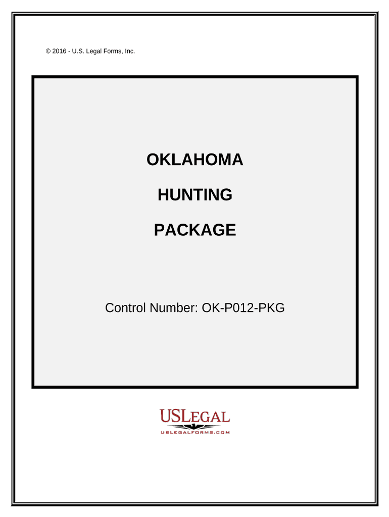 Hunting Forms Package Oklahoma