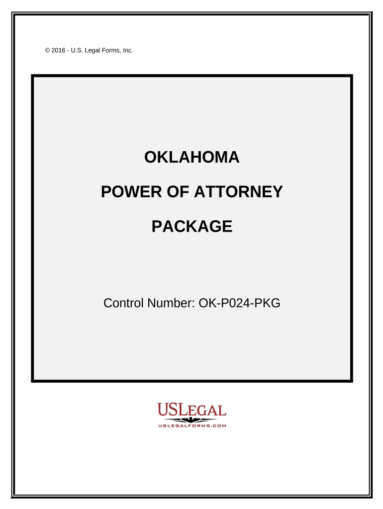 Power of Attorney Forms Package Oklahoma