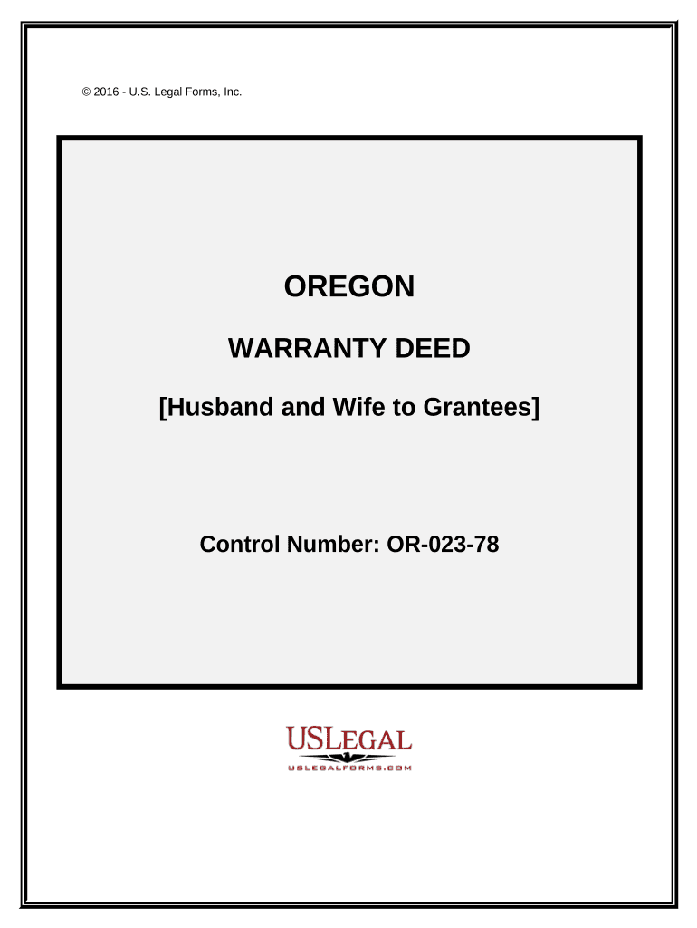 Warranty Deed Wife  Form