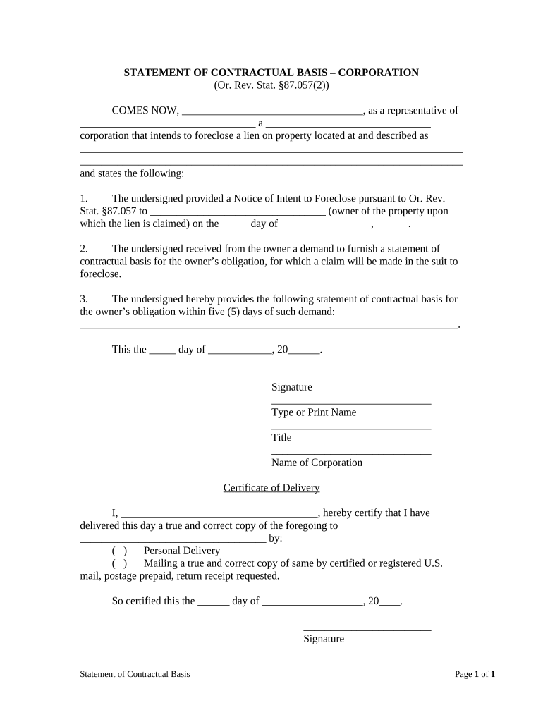 Basis Corporation  Form